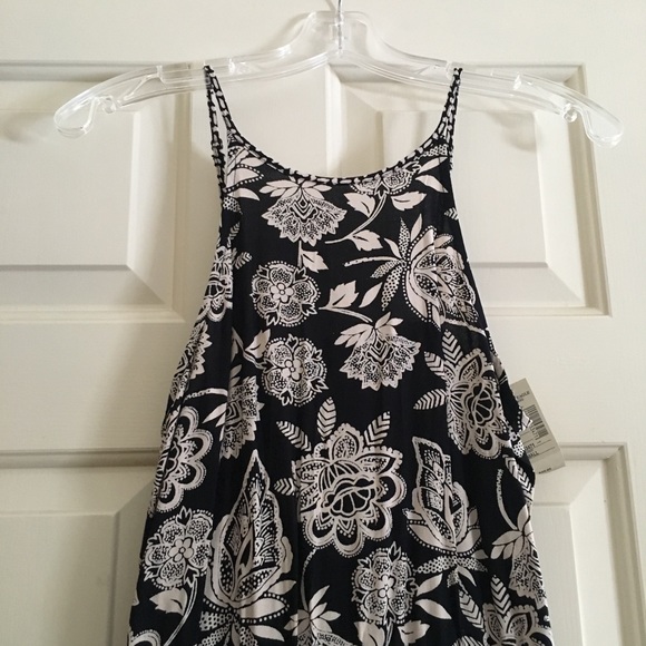 American Eagle mixed pattern drawstring jumpsuit - Picture 4 of 6